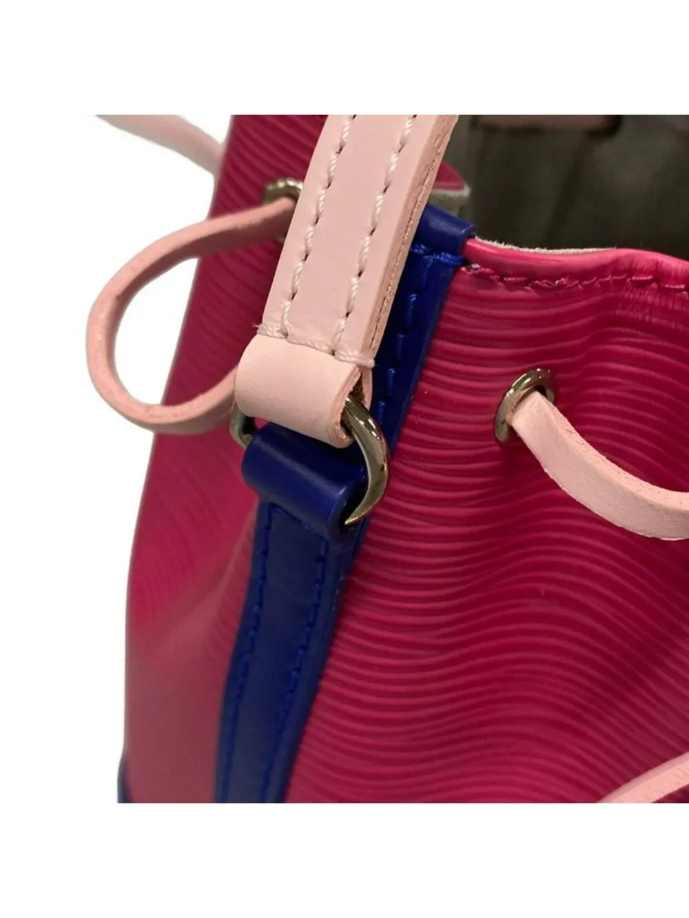 Louis Vuitton Shoulder Bag Epi Nano Noe Pink Leather